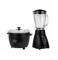 Combo Olla arrocera 1.5l tap/vid+Licuadora 1.5l v/v 2 vel bl4125vn